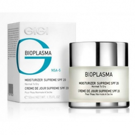 NIISUTAV KREEM SUPREME SPF-20 NORMAALSELE JA KUIVALE NAHALE 50 ML GIGI BIOPLASMA