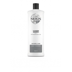 Puhastav šampoon 1000 мл Nioxin System 1 Cleanser Shampoo Natural Hair