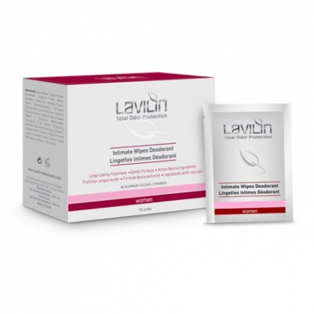Hlavin Lavilin TOP Intimate Wipes Deodorant Women 3.7g×10e