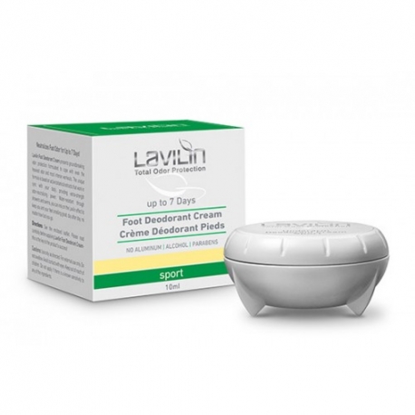 Kreemdeodorant SPORT jalgadele 10 ml Hlavin Lavilin TOP Foot Deodorant SPORT Cream