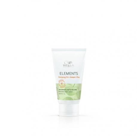 PARABEENI JA SULFAADIVABA PESEMISEELNE SAVI RASUSELE PEANAHALE WELLA ELEMENTS PURIFYING PRE-SHAMPOO CLAY