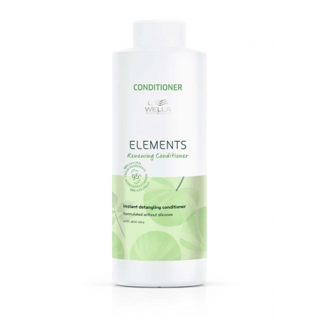 Uuendav palsam, 95% looduslikku päritolu koostisaineid, ei sisalda silikoone WELLA ELEMENTS RENEWING CONDITIONER
