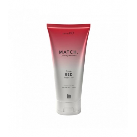 Tooniv juuksemask punastele juustele SIM SENSITIVE SENSIDO MATCH DEEP RED (INTENSIVE)