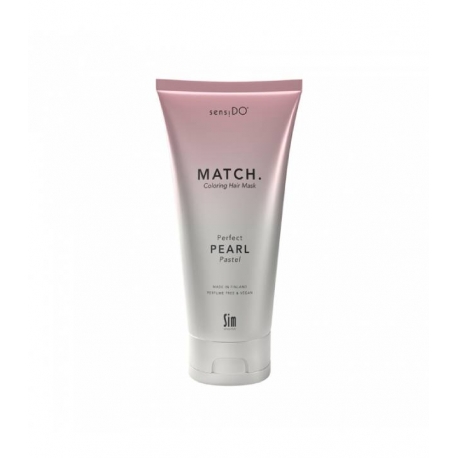 Tooniv juuksemask annab pärlikarva tooni SIM SENSITIVE SENSIDO MATCH PERFECT PEARL (PASTEL)