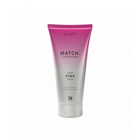 Тонирующая маска яркого неоново-розового оттенка SIM SENSITIVE SENSIDO MATCH SUPER PINK (NEON)