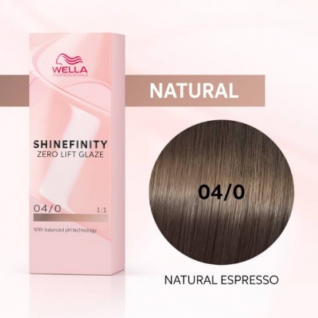 WELLA SHINEFINITY 04/0 Natural Espresso (Naturaalne espresso)