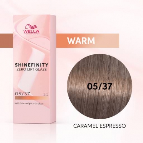 WELLA SHINEFINITY 05/37 Caramel Espresso (Карамельный эспрессо)