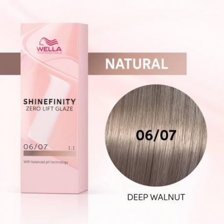 WELLA SHINEFINITY 06/07 Deep Walnut (Грецкий орех)