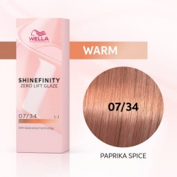 WELLA SHINEFINITY 07/34 Paprika Spice (vürtsikas paprika)