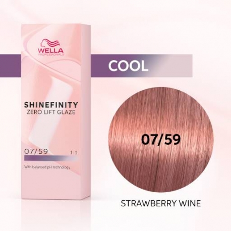 WELLA SHINEFINITY 07/59 Strawberry Wine (клубничное вино)