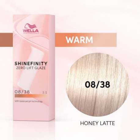 WELLA SHINEFINITY 08/38 Honey Latte (Медовый латте)