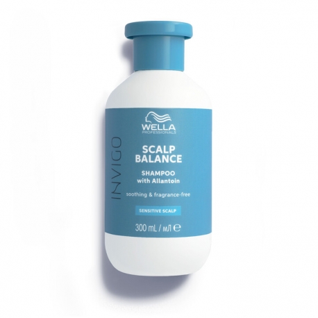 Wella Invigo Scalp Balance Soothing & Fragrance-Free Shampoo, успокаивающий шампунь без отдушек