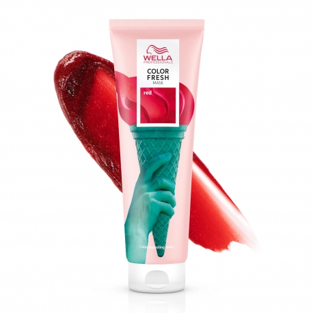 Tooniv juuksemask PUNANE Wella Color Fresh Mask Red
